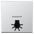 Jung A590L1KOAL Wippe abtastbares Symbol Licht m.Lichtleiter Serie A aluminium
