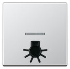 Jung A590L1KOAL Wippe abtastbares Symbol Licht m.Lichtleiter Serie A aluminium