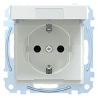 Mert MEG 2314-0325 SCHUKO-Steckdose BRS Klappd. IP44 StK aktivweiß glänz. Sys.M