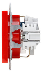 Kopp 940012004 HK07 Schuko Steckdose erh Ber.schutz Aufdruck "EDV" rot