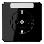 Jung CD1520BFKINASW SCHUKO Steckdose Schriftf. erh.Ber. bruchs. schwarz