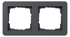 GIRA 0212152 Abdeckrahmen 2f Gira E1 Anthrazit