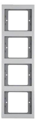 Berker 13437003 Rahmen 4fach senkrecht K.5 Alu