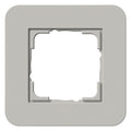 GIRA 0211412 Abdeckrahmen 1fach E3 Grau/Reinweiß glänzend Soft-Touch
