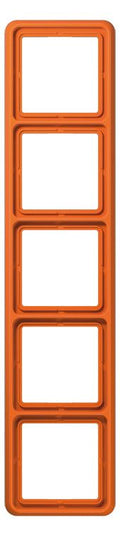 Jung CD585WUO Rahmen 5fach bruchsicher orange