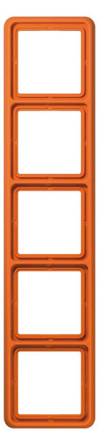 Jung CD585WUO Rahmen 5fach bruchsicher orange