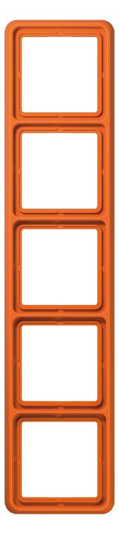 Jung CD585WUO Rahmen 5fach bruchsicher orange