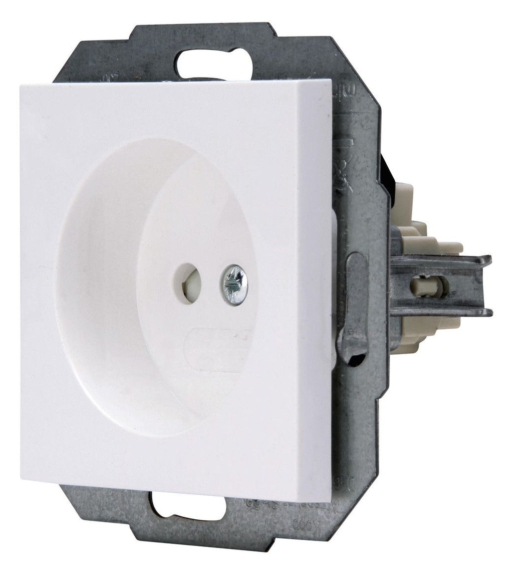 Kopp 948613001 HK07 Steckdose o.Schuko erh.Ber.schutz arktisweiß