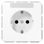 Jung CD1520BFKINAWW SCHUKO Steckdose Schriftf. erh.Ber. bruchs. alpinw.