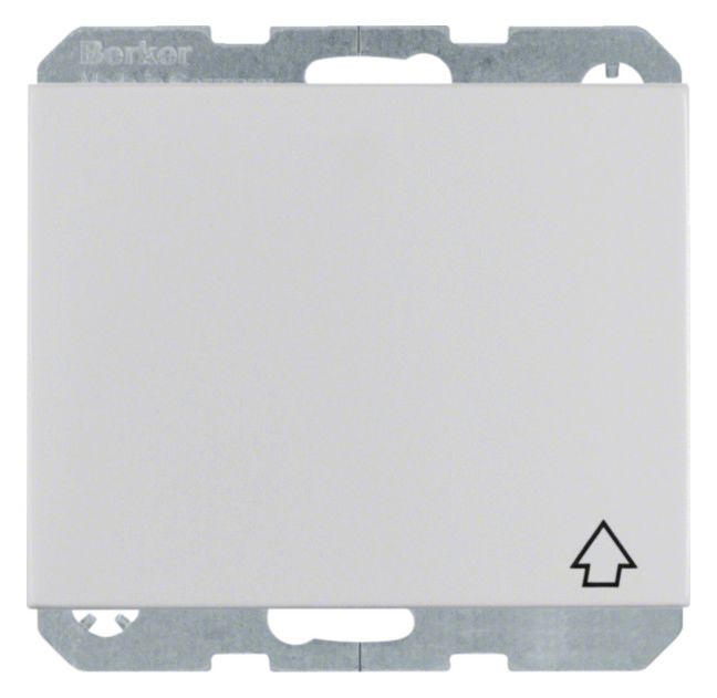 Berker 47517203 Steckdose SCHUKO+Klappd. selbstschl. u.erh.BS K.5 Alu