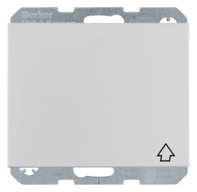 Berker 47517203 Steckdose SCHUKO+Klappd. selbstschl. u.erh.BS K.5 Alu