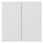 GIRA 537027 Wippe 2fach unbedruckt System 55 Reinweiß seidenmatt