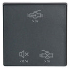 EATON CWIZ-01/h9 Wippe 1f, Tiefschwarz matt,Wassermelder EP-500544