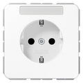 Jung CD1520BFNAWW SCHUKO Steckdose Schriftfeld bruchsicher alpinweiß