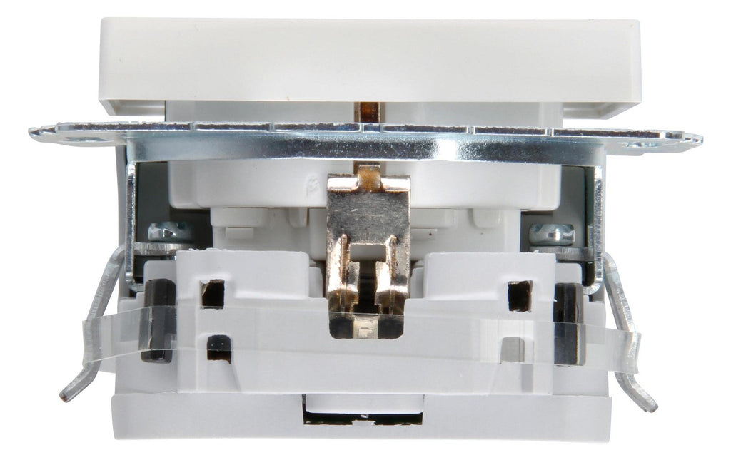 Kopp 296229080 ATHENIS UP Schuko Steckdose 2 USB Ladebuchsen reinweiß