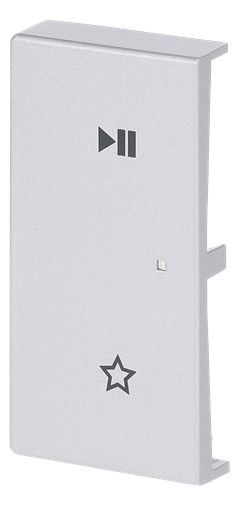 BJ 6237-21-83 Wippe alusilber Busch-free@home Abdeckungen