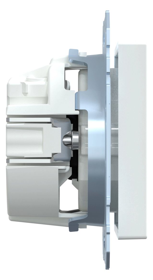 Mert MEG 2300-0325 SCHUKO-Steckdose BRS StK aktivweiß glänzend System M