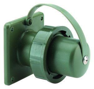 Bals 753 Schuko-Anbaugerätestecker ger. TN 16A 3p IP67 bronzegrün belg./franz.