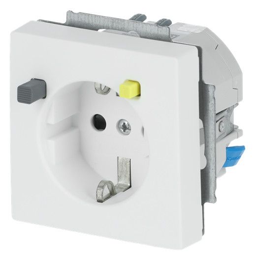 BJ 3120 EUCB-884 FI-SCHUKOMAT SCHUKO studioweiß matt future linear Steckdosen