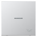 Jung AL2990KO5LP Wippe geprägtes Symbol Licht m.Lichtleiter LS Aluminium