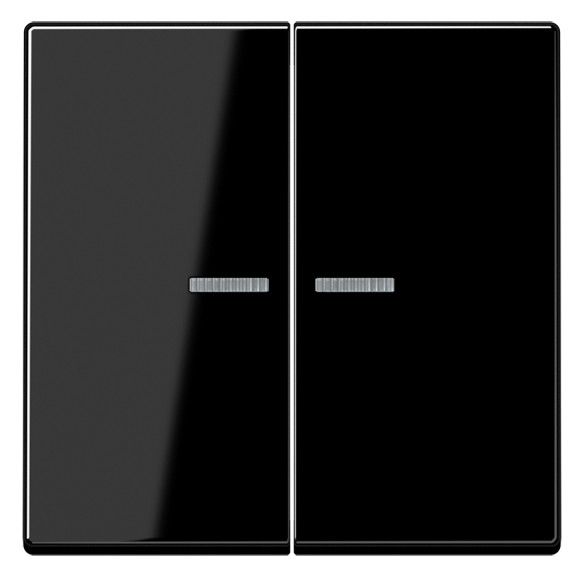 Jung A595KO5SW Wippe Serienschalter m.Lichtleiter Serie A schwarz