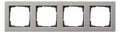 GIRA 021433 Abdeckrahmen 4fach E2 Edelstahl