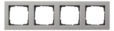 GIRA 021433 Abdeckrahmen 4fach E2 Edelstahl