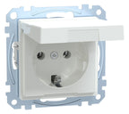 Mert MEG 2310-0325 SCHUKO-Steckdose BRS m.Klappdeckel StK aktivweiß glänz. Sys.M
