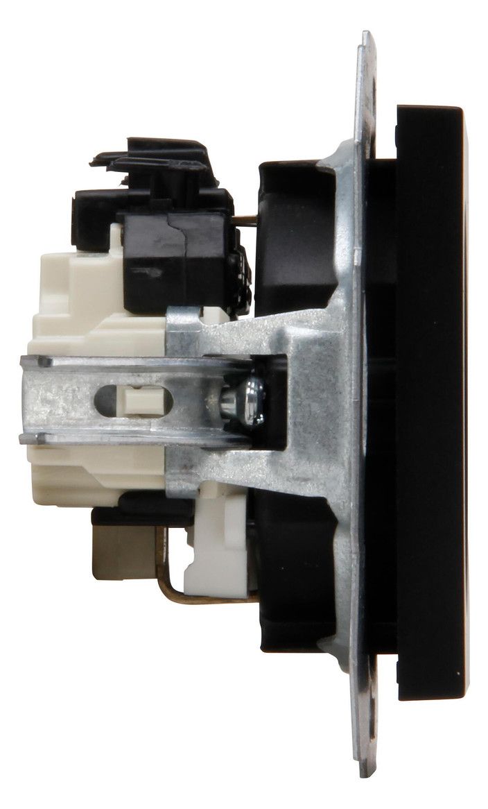 Kopp 940050086 ATHENIS Schuko Steckdose erh.Ber.schutz schwarz matt