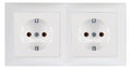 Berker 47209909 Steckdosen-Kombi SCHUKO 2fach m.Rahmen S.1 polarweiß matt