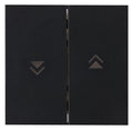 Kopp 490359008 HK07 Flächendoppelwippe m Pfeilsymbol schwarz matt