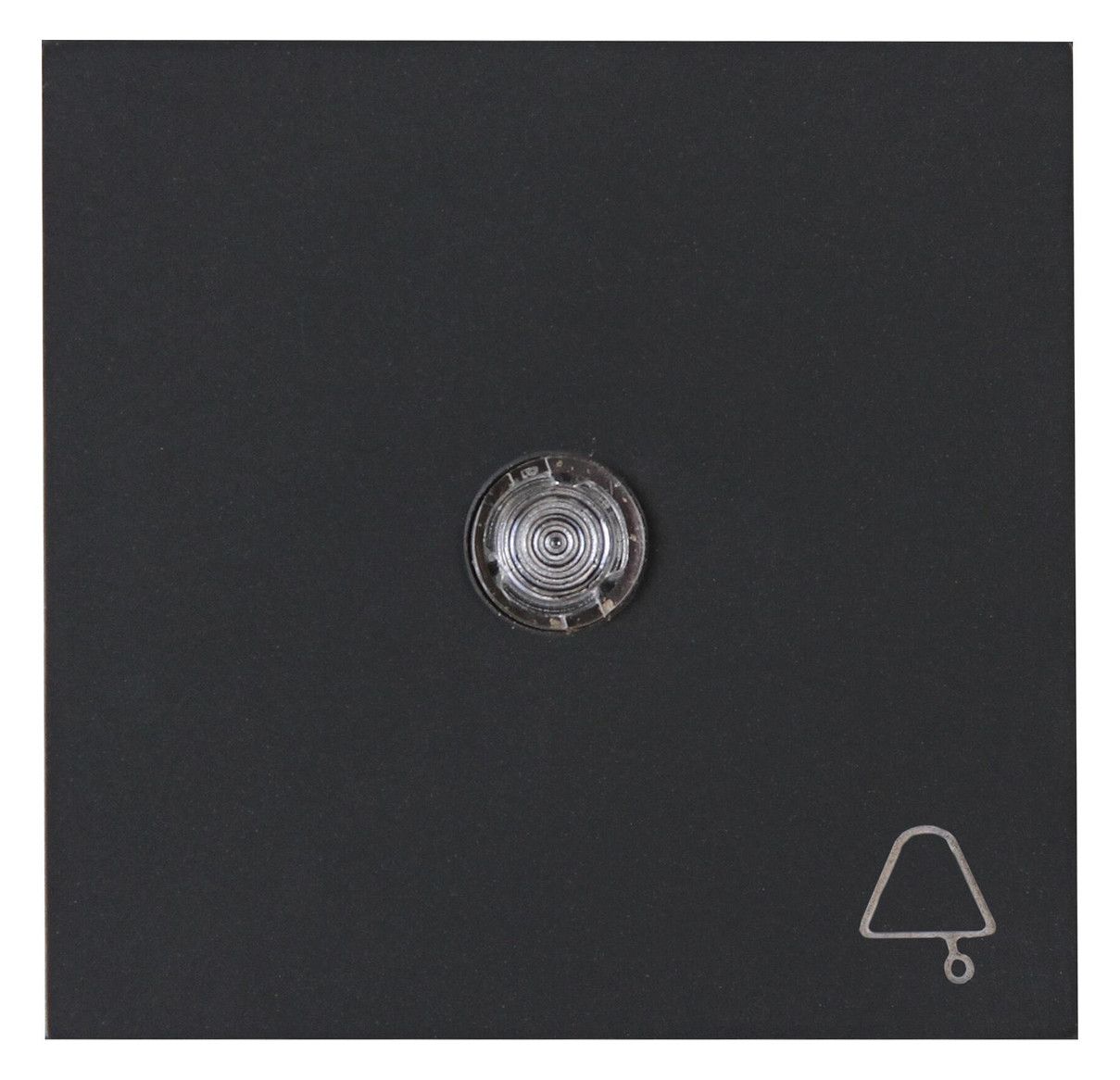 Kopp 490456008 HK07 Flächenwippe m.Linse u.Symbol "Glocke" anthrazit