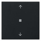 GIRA 5388005 Wippe 1fach Pfeile KF System 55 Schwarz matt (lackiert)