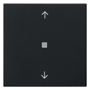 GIRA 5388005 Wippe 1fach Pfeile KF System 55 Schwarz matt (lackiert)