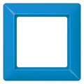 Jung AS581GLBL Rahmen 1fach 80,5x80,5mm Serie AS blau