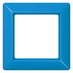 Jung AS581GLBL Rahmen 1fach 80,5x80,5mm Serie AS blau
