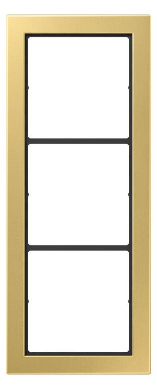 Jung FDME2983C Rahmen 3fach FD-design Messing classic