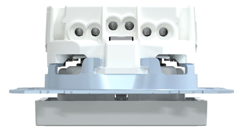 Mert MEG 2302-0329 SCHUKO-Steckdose BRS Sonder m.Schriftfeld StK lichtgrau Sys.M