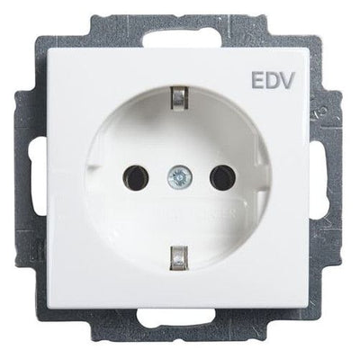 BJ 20 EUC/DV-914 SCHUKO Steckdose EDV alpinweiß Busch-balance SI