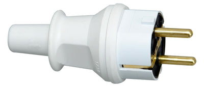 Kopp 173002007 Schuko Stecker Einsatz Polyamid/Kappe PVC bruchfest 2 Schukos.u