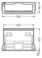 WAGO 770-341 Snap-In-Rahmen,5-polig,0,5 … 2,0mm, weiß