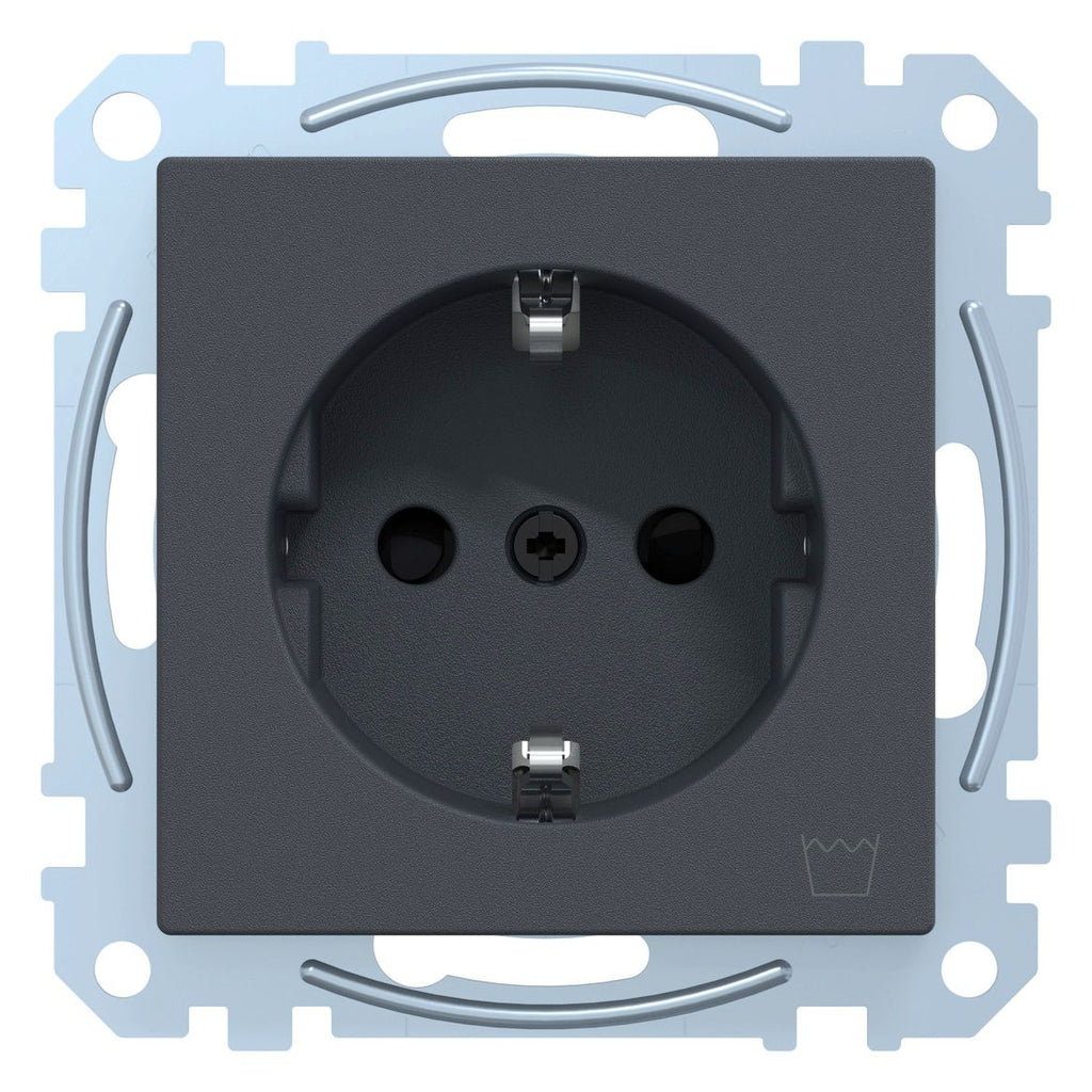 Mert MEG 2352-0414 SCHUKO-Steckdose+Kz Waschmaschine BRS StK anthrazit System M