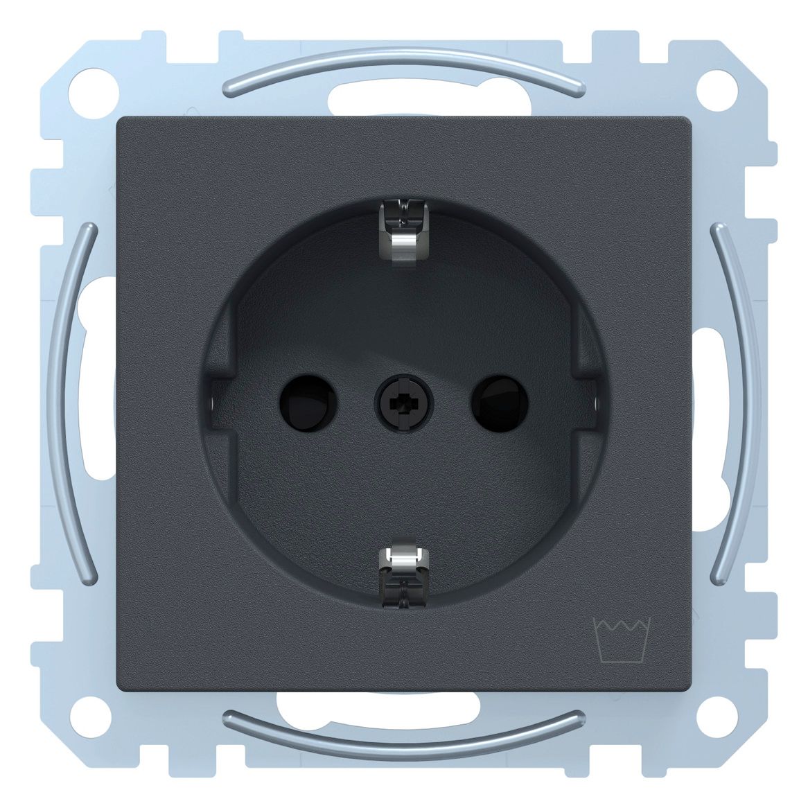 Mert MEG 2352-0414 SCHUKO-Steckdose+Kz Waschmaschine BRS StK anthrazit System M