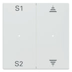 Mert MEG 5227-0325 Wippen f.Taster- Modul 2fach (Szene1/2,Auf/Ab) aktivweiß