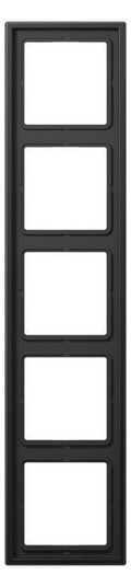 Jung AL2985D Rahmen 5fach LS/FD-design Aluminium dark