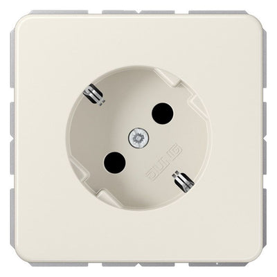 Jung 520-45 SCHUKO Steckdose 45° CD weiß