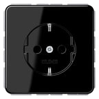 Jung CD1520NBFSW SCHUKO Steckdose o.Kralle bruchsicher schwarz
