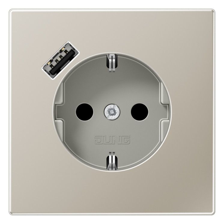 Jung ES1520-18A SCHUKO-Steckdose m.USB Typ A