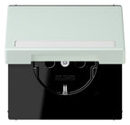 Jung LC1520BFNAKL215 SCHUKO-Steckd.KI m. Klappdeckel m.S