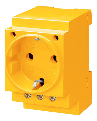 Siemens 5TE6810 SCHUKO Steckdose 16A gelb DIN VDE0620 f.Verteilereinbau
